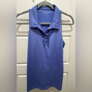 Soybu. . Marian Tank Cyprus Tank Top. Purple. Medium.